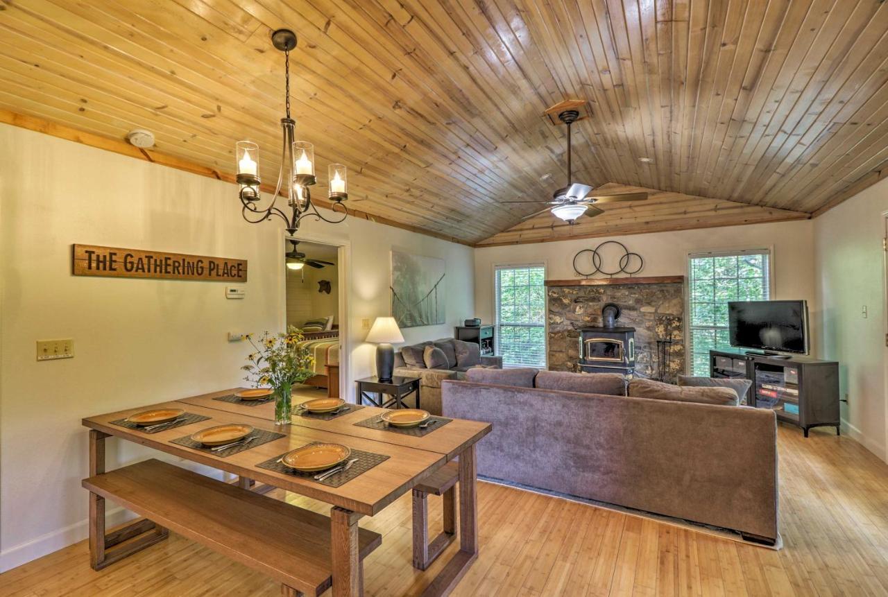 Creekside Hideaway With Fire Pit And Creek Access! Villa Маунтин Вю Екстериор снимка